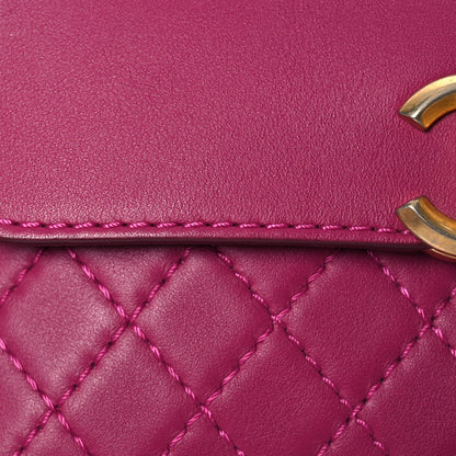 Chanel Calfskin Quilted Waist Bag With Coin Purse Fuchsia 8 of 11