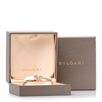 Bulgari 18K Rose Gold Serpenti Viper Bracelet M 4 of 4