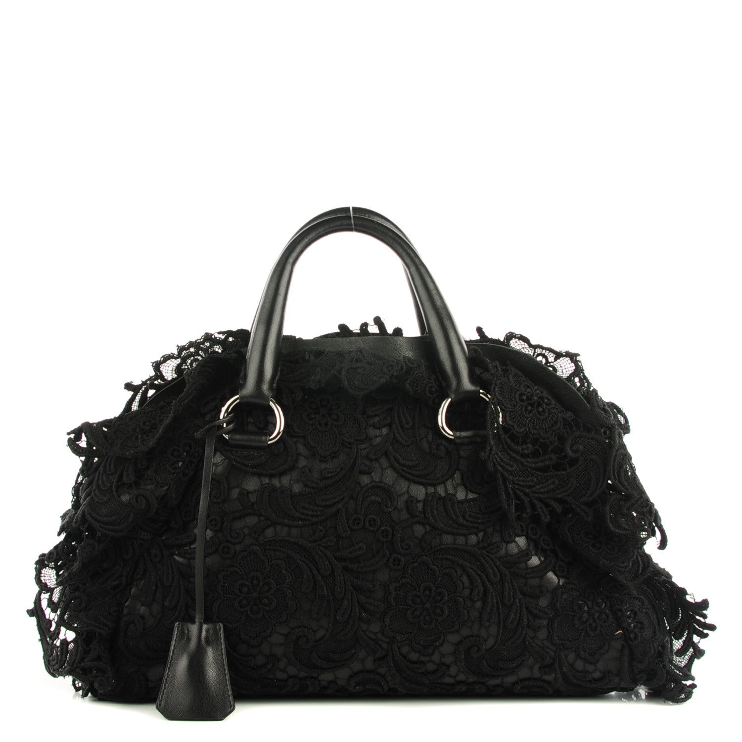 Prada Lace Pizzo S Bowler Nero Black 1 of 9