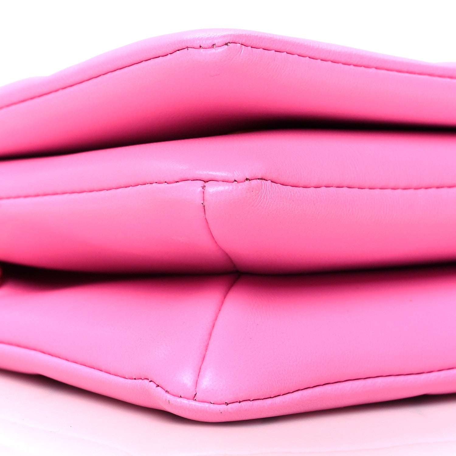 Louis Vuitton Lambskin Embossed Monogram Vuittamins Pochette Coussin Rose Violet 9 of 10
