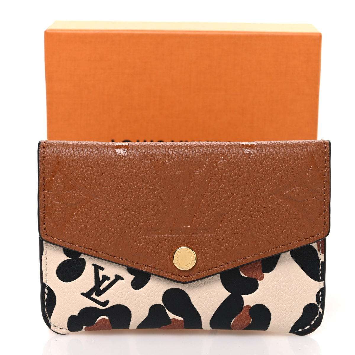 Louis Vuitton Empreinte Monogram Giant Wild At Heart Key Pouch Caramel 7 of 7