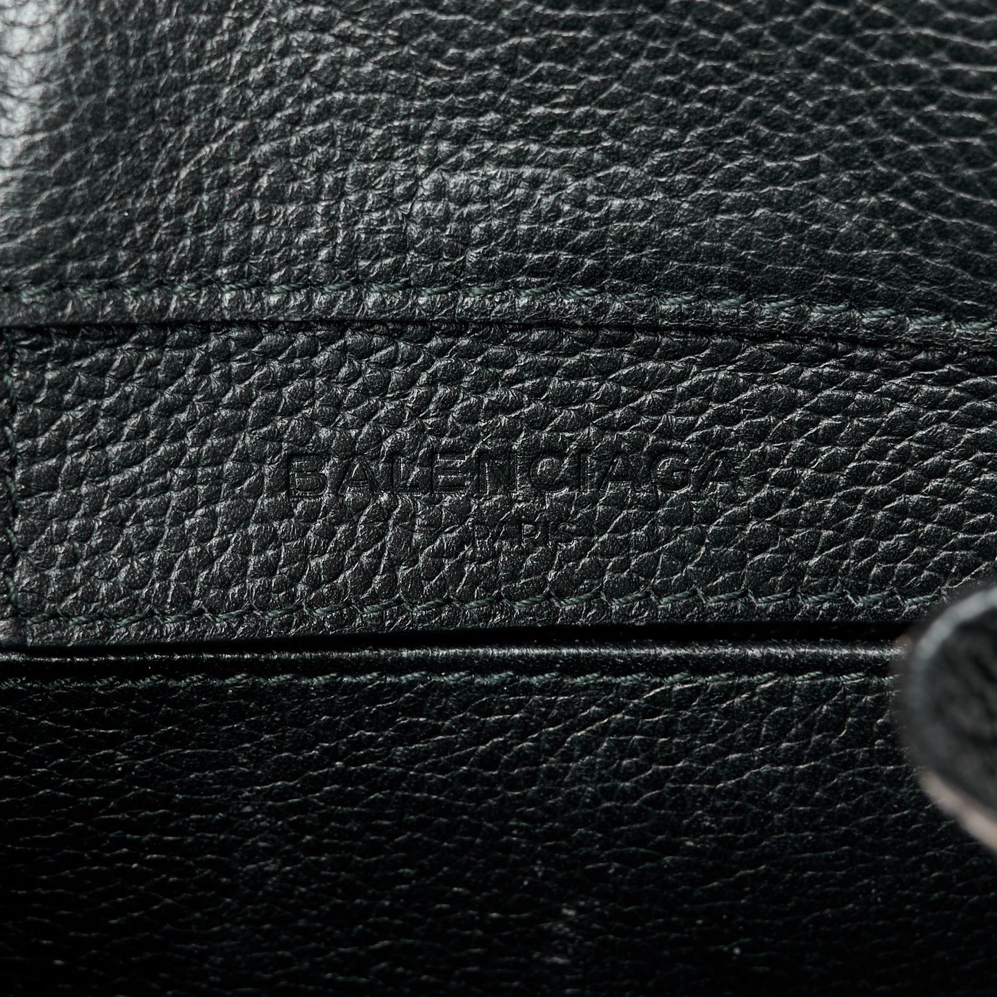 Grained Calfskin Papier Mini A4 Zip Around Tote Black