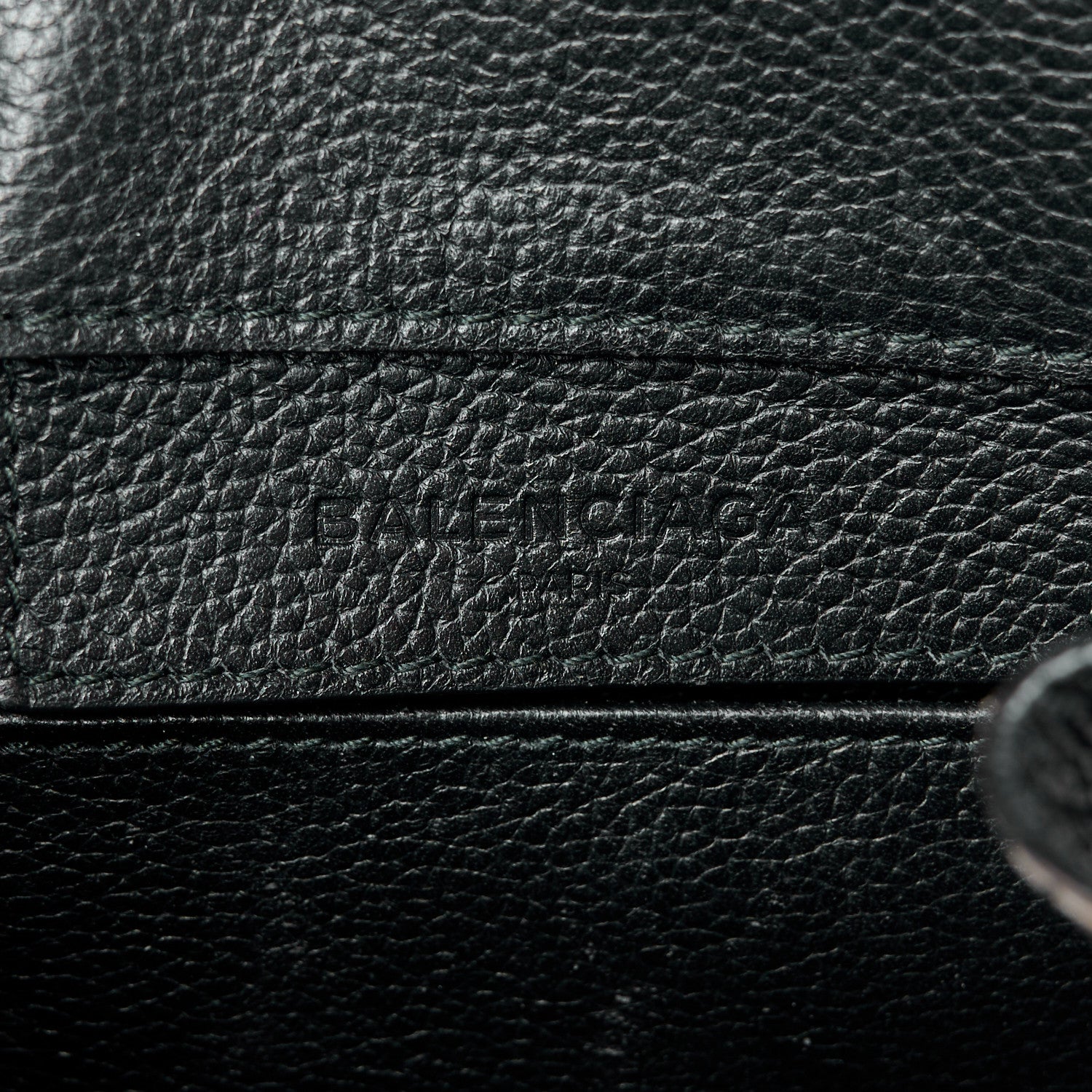 Balenciaga Grained Calfskin Papier Mini A4 Zip Around Tote Black 7 of 11