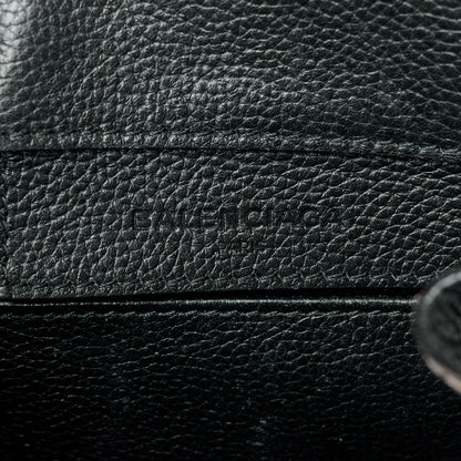 Balenciaga Grained Calfskin Papier Mini A4 Zip Around Tote Black 7 of 11