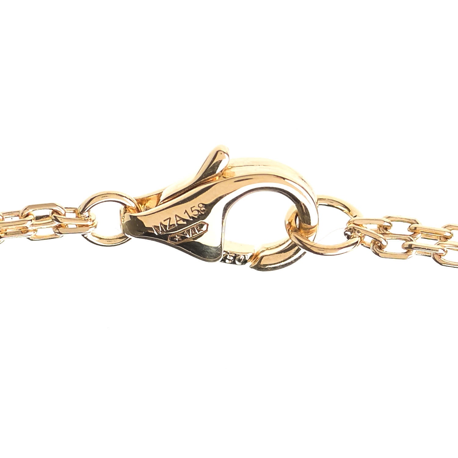 Cartier 18K Yellow Gold 2 Diamond LOVE Necklace 5 of 6