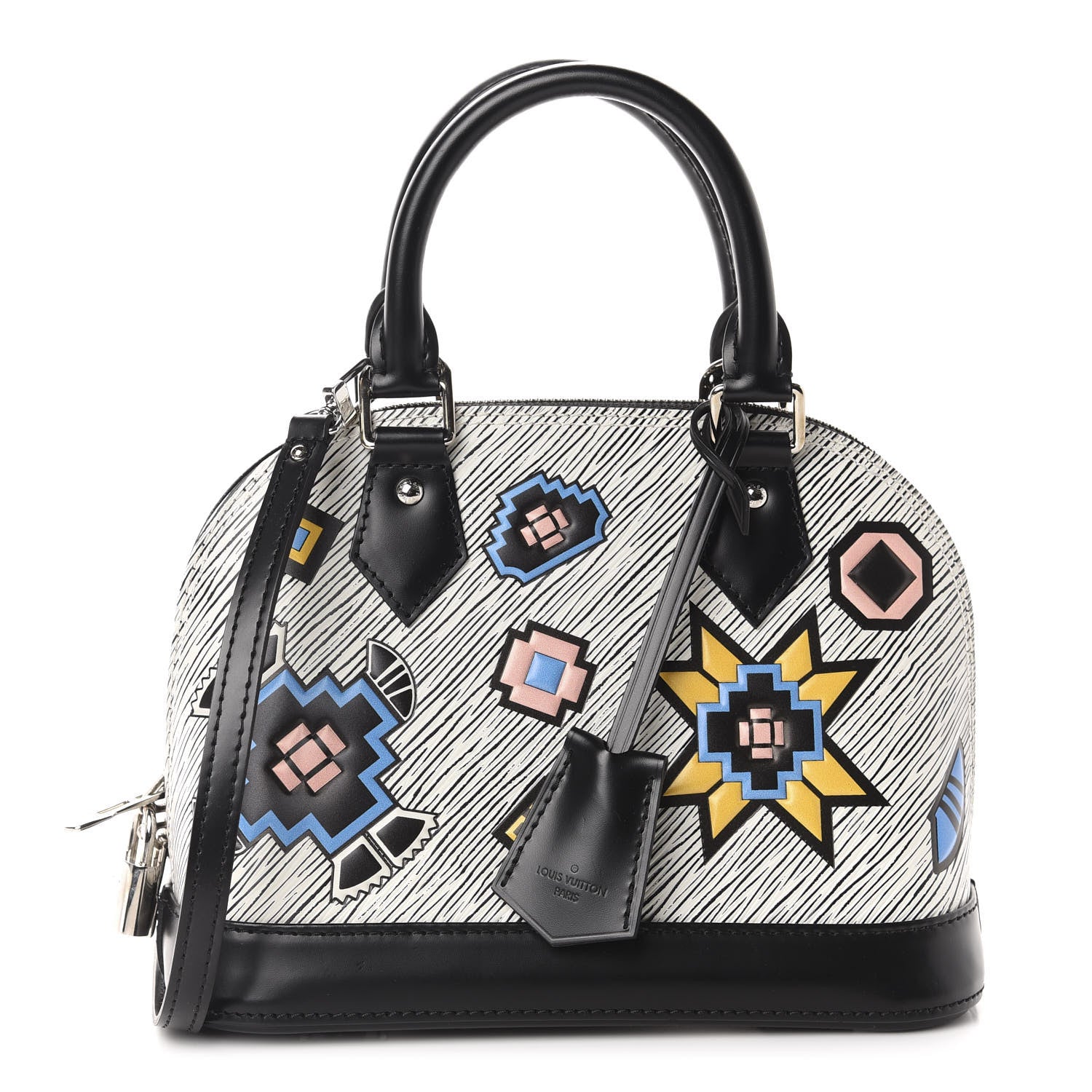 Louis Vuitton Epi Azteque Alma BB White 1 of 9