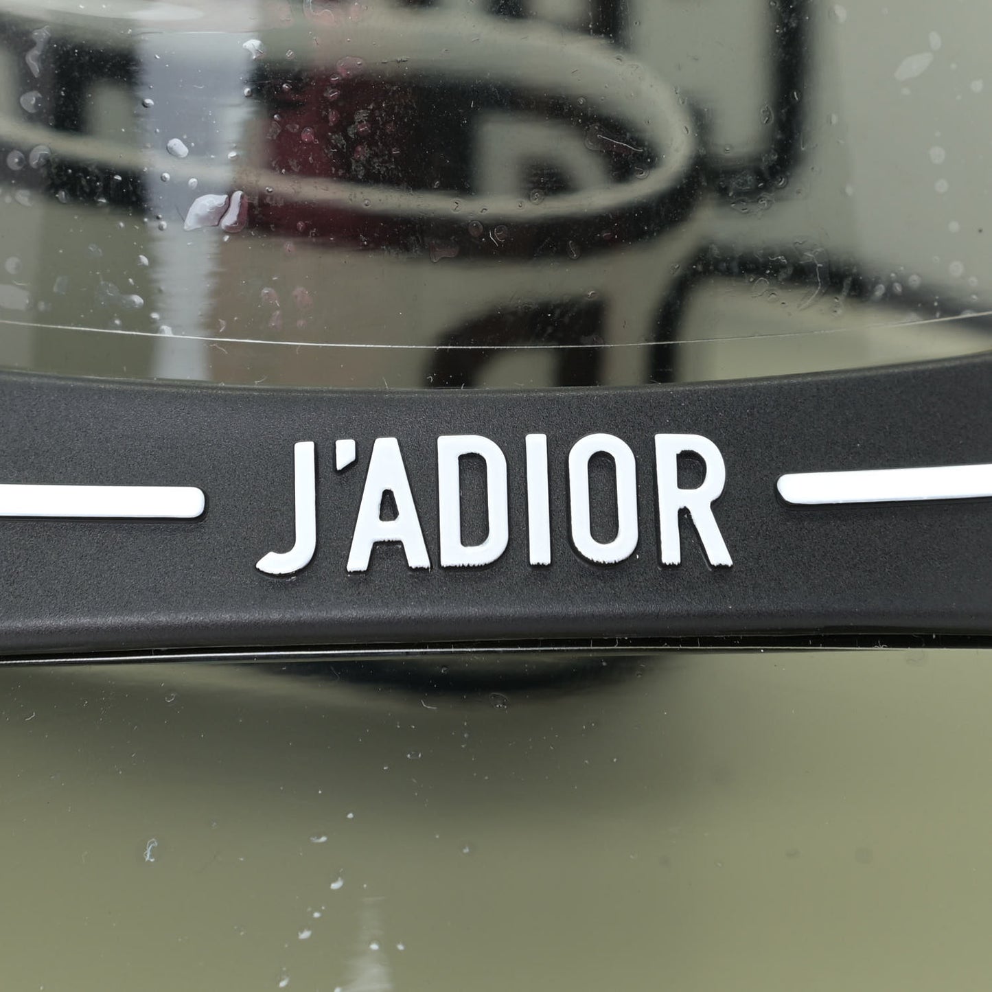 Mirrored DiorClub1 Sun Visor Black