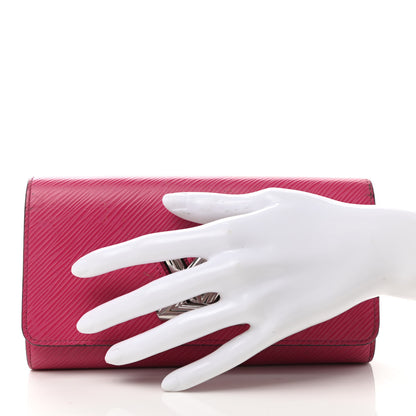 Louis Vuitton Epi Twist Wallet Hot Pink 2 of 8