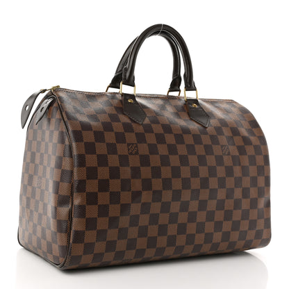 Louis Vuitton Damier Ebene Speedy 35 3 of 10