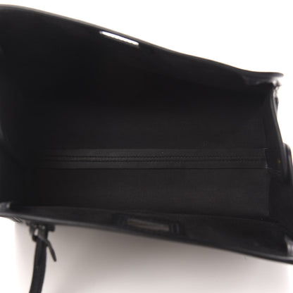Fendi Glazed Fabric Vitello Century FF 1974 Stamp Patch Mini Peekaboo Defender Cover Mogano Panna Black 5 of 10