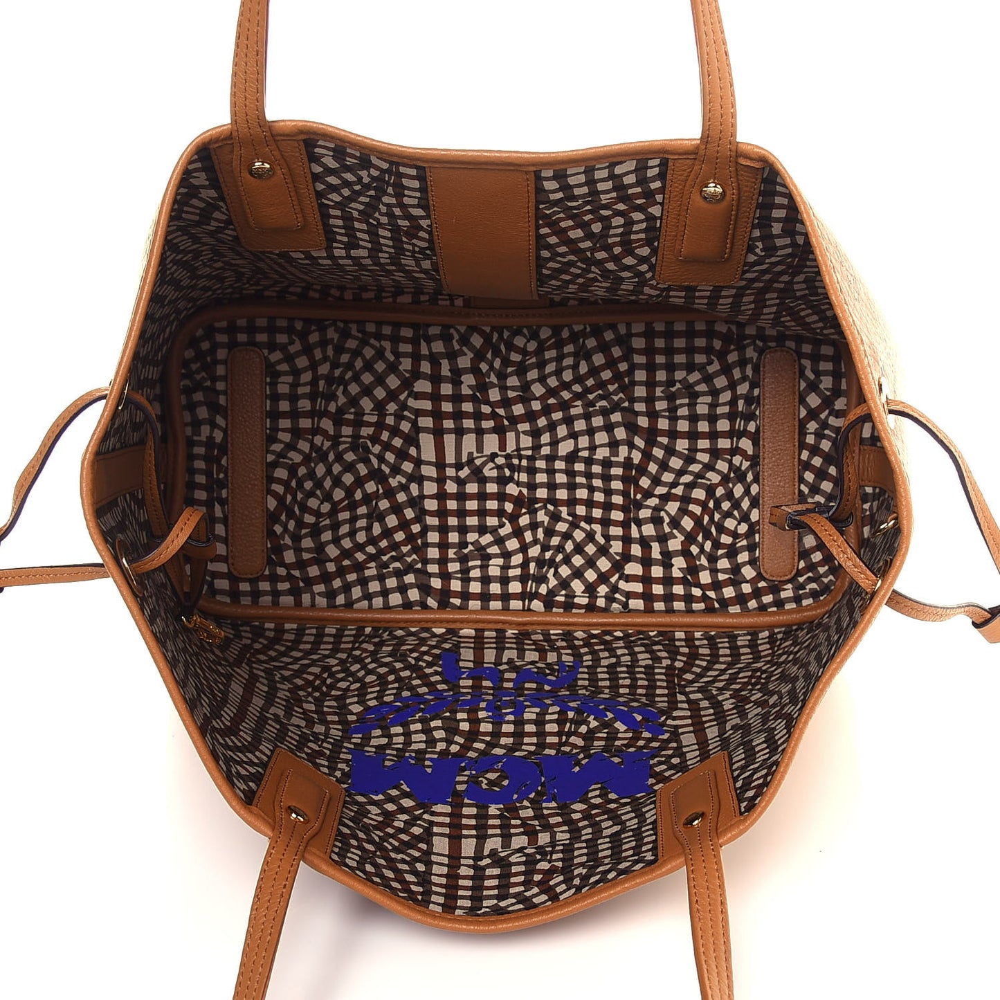 Visetos Medium Liz Reversible Shopper Tote Cognac
