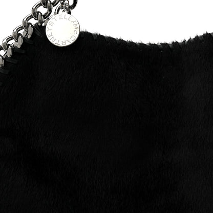 Stella McCartney Faux Pony Hair Falabella Tote Black 7 of 9