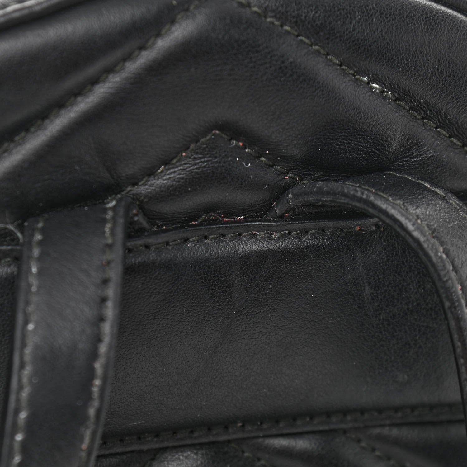 Gucci Calfskin Matelasse GG Marmont Dome Backpack Black 10 of 14