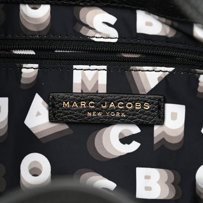 Marc Jacobs Grained Calfskin Lock That Bucket Bag Black 6 of 8