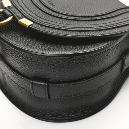 Chloe Grained Calfskin Small Marcie Saddle Bag Black 8 of 8