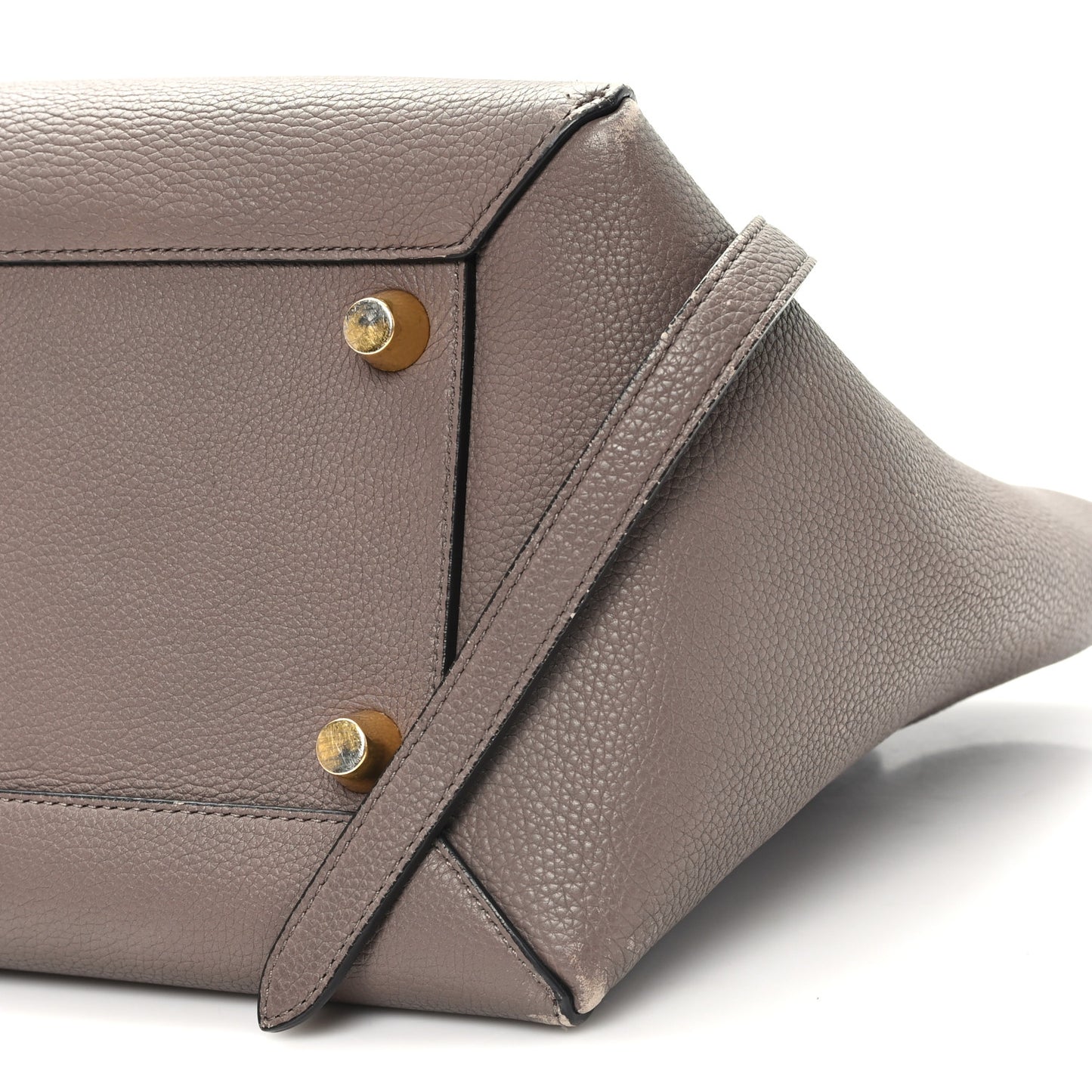 Grained Calfskin Mini Belt Bag Light Taupe