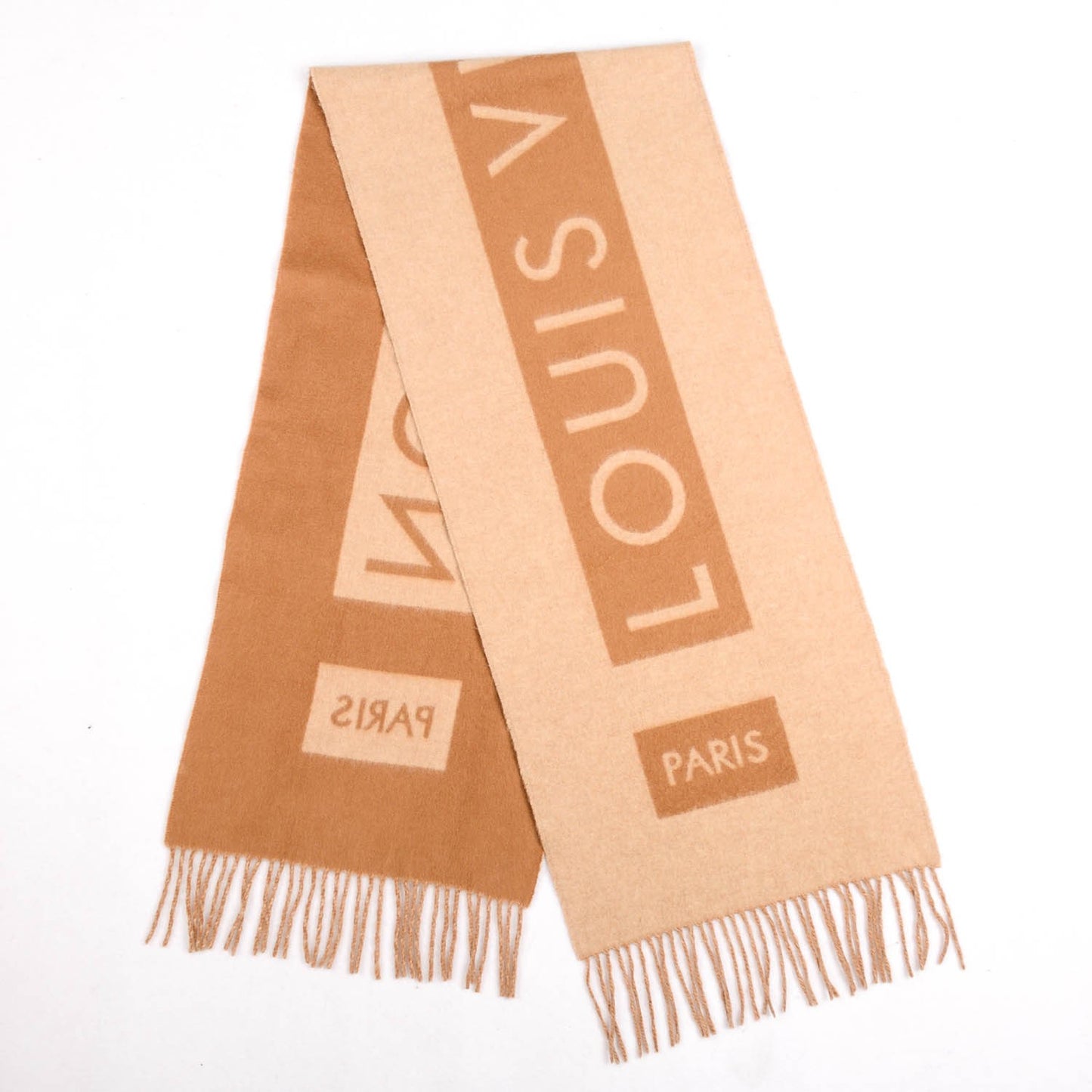 Cashmere Baroda Scarf Camel