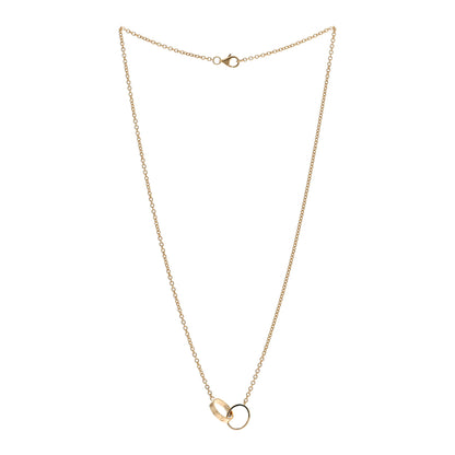 Cartier 18K Yellow Gold Interlocking LOVE Necklace 3 of 5