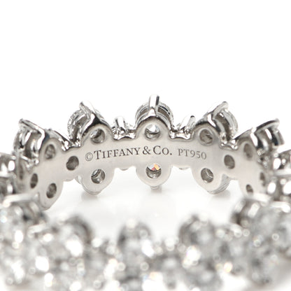 Tiffany Platinum Diamond Aria Eternity Ring 51 5.75 4 of 4