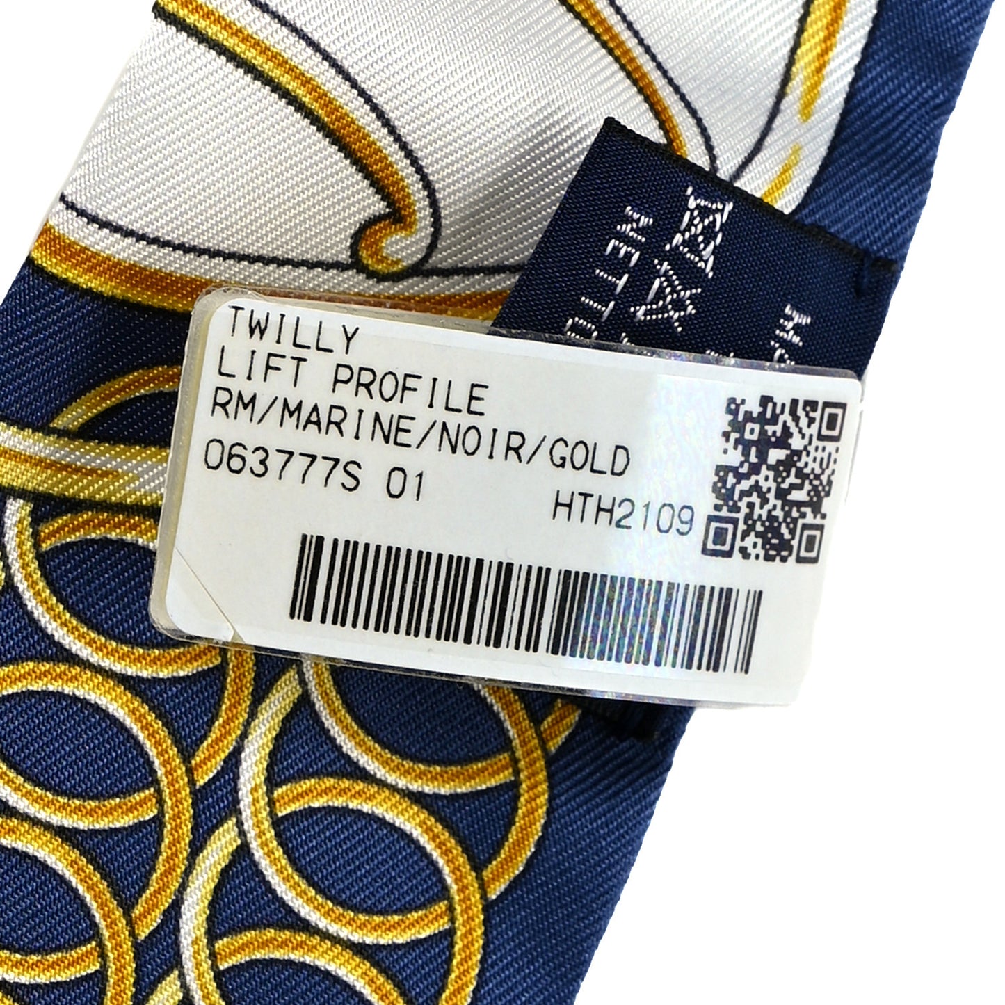 Silk Lift Profile Twilly Marine Black Gold