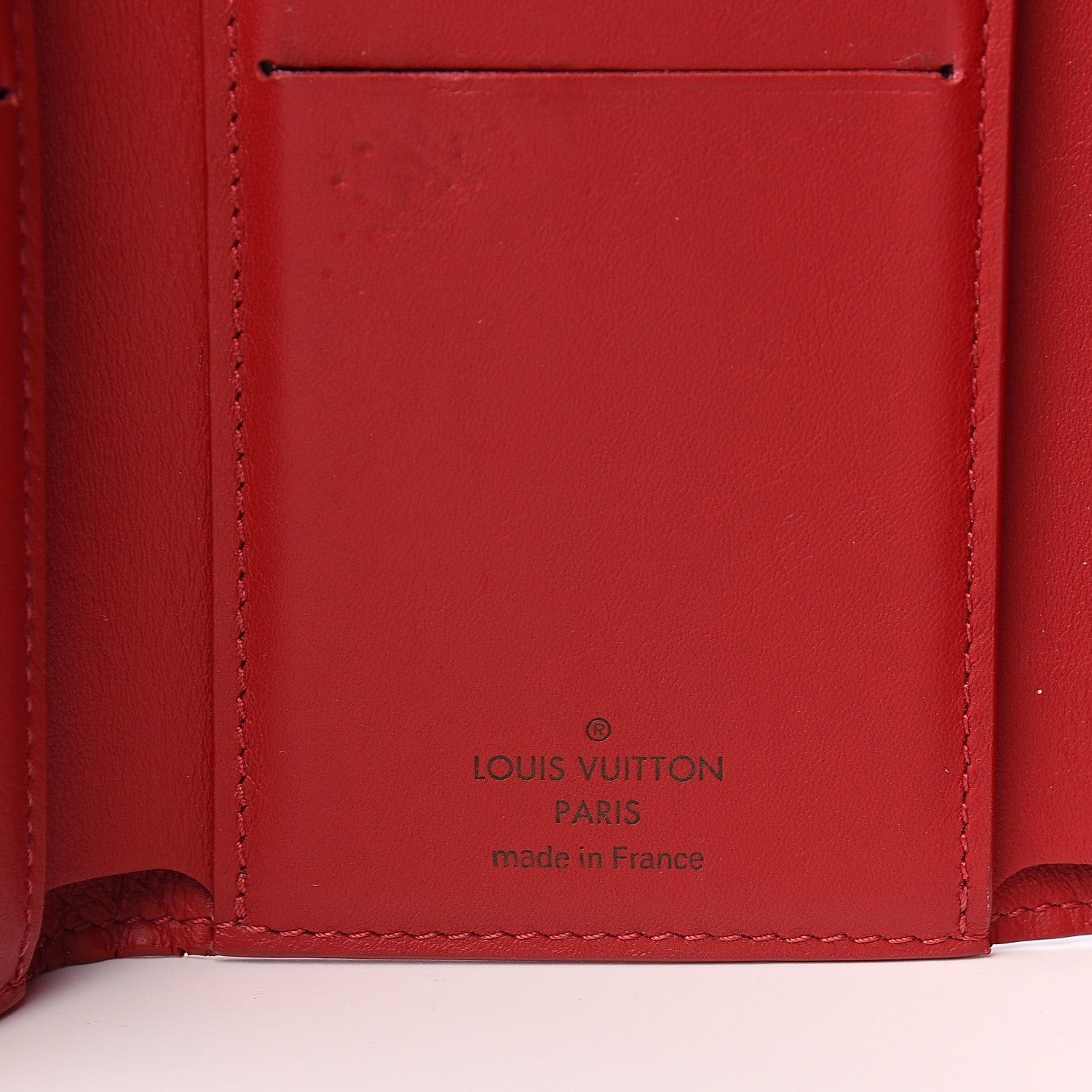 Louis Vuitton Taurillon Capucines Compact Wallet Rubis 5 of 8
