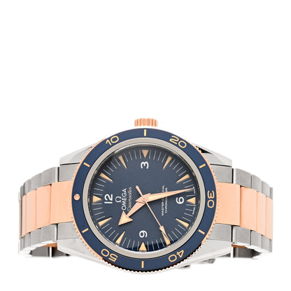 Omega Titanium 18K Rose Gold 41mm 300 Seamaster Master Co-Axial Chronometer Automatic Watch Blue 233.60.41.21.03.001 2 of 5
