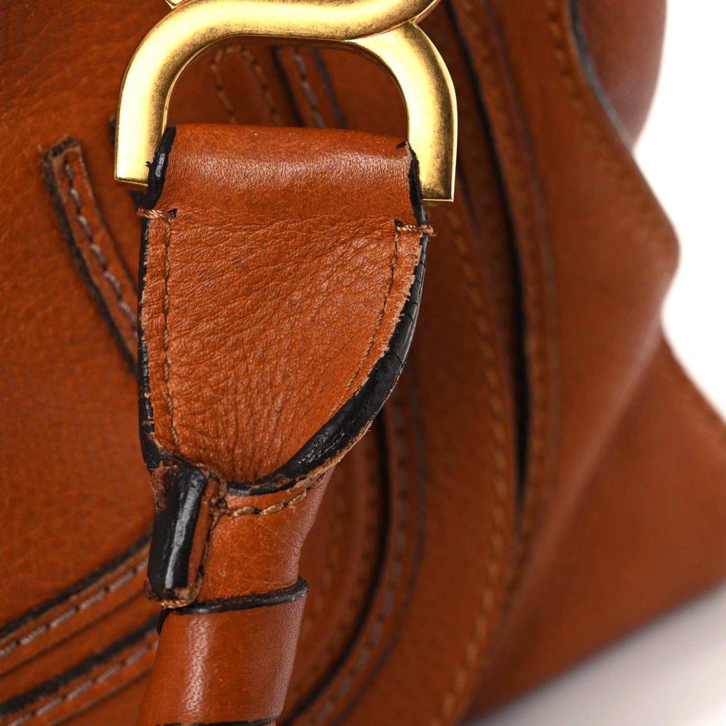 Calfskin Medium Marcie Satchel Tan