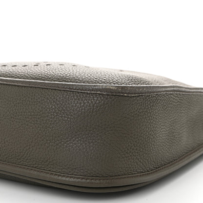 Hermes Taurillon Clemence Evelyne III GM Etain 10 of 12