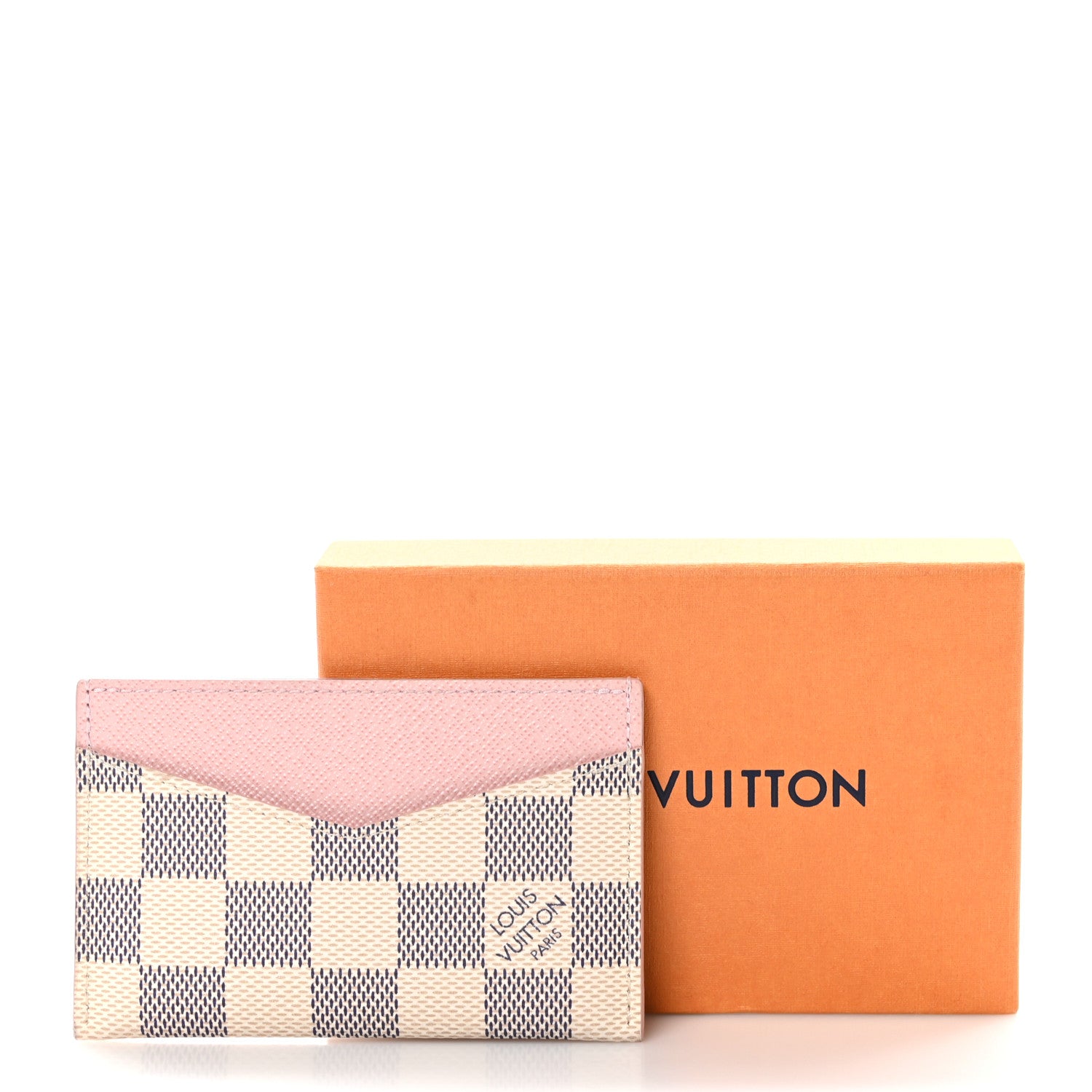 Louis Vuitton Damier Azur Daily Card Holder Rose Ballerine 8 of 8