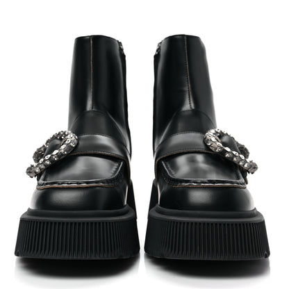 Gucci Cordovan Lux Dionysus Hunder Boots 38 Black 2 of 8