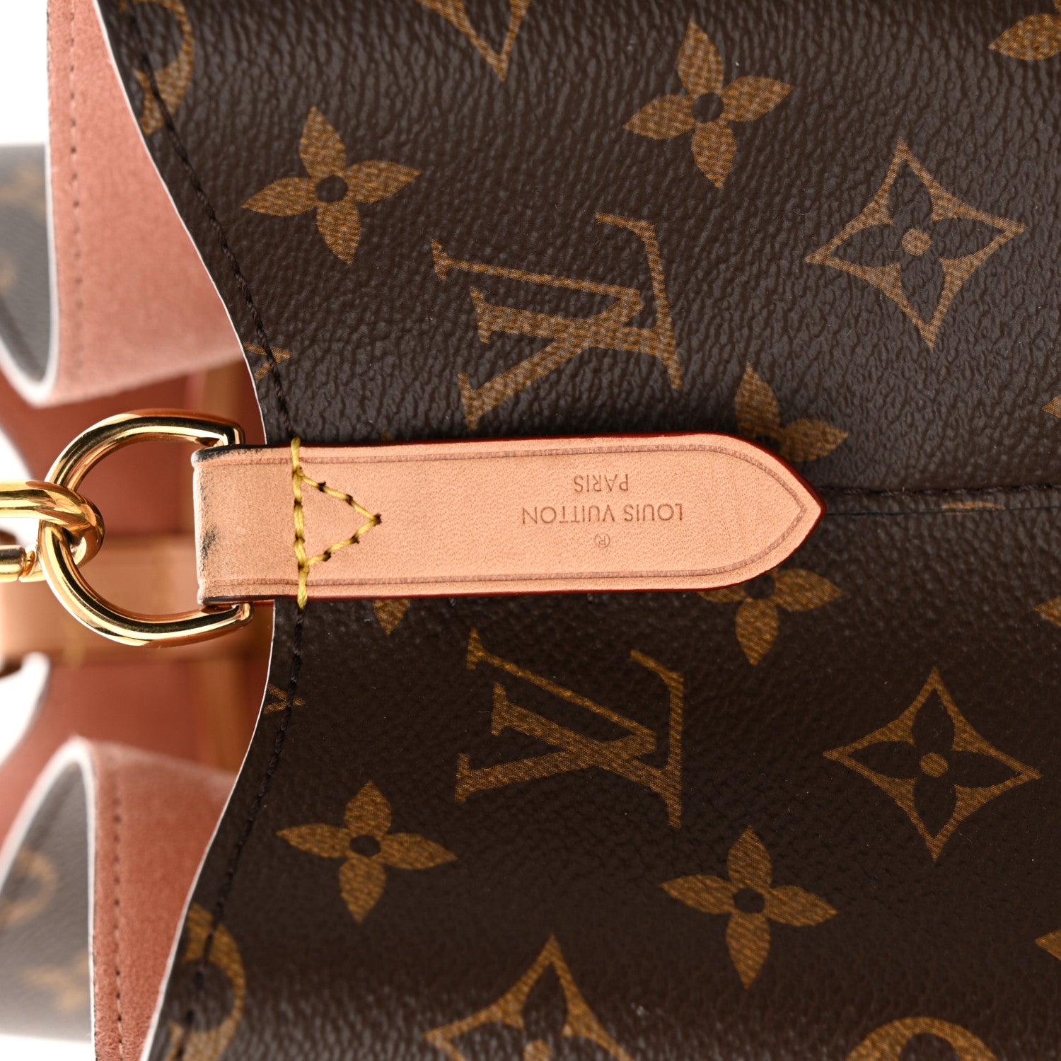 Louis Vuitton Monogram Braided Neonoe MM Peach Cream 6 of 12