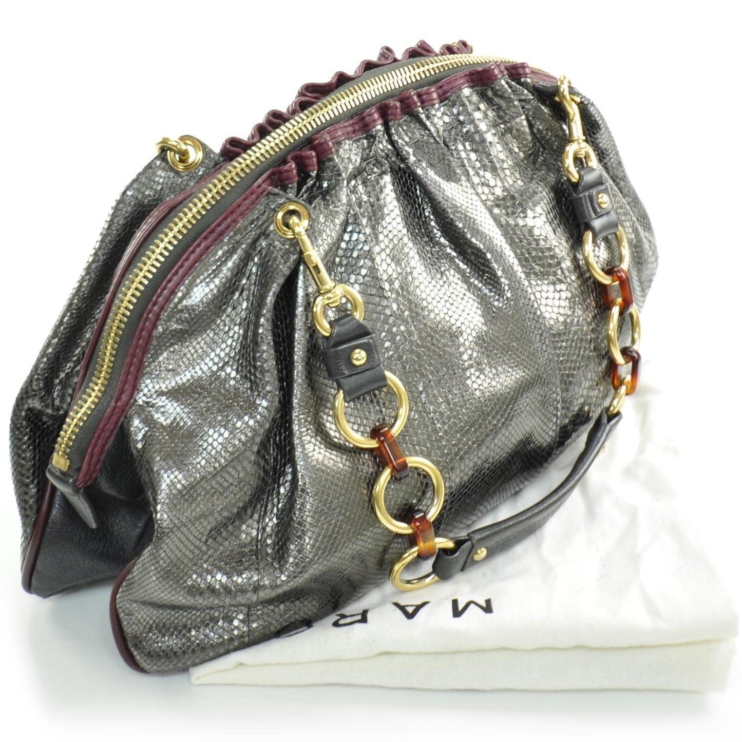 Python Capra Satchel Anthracite