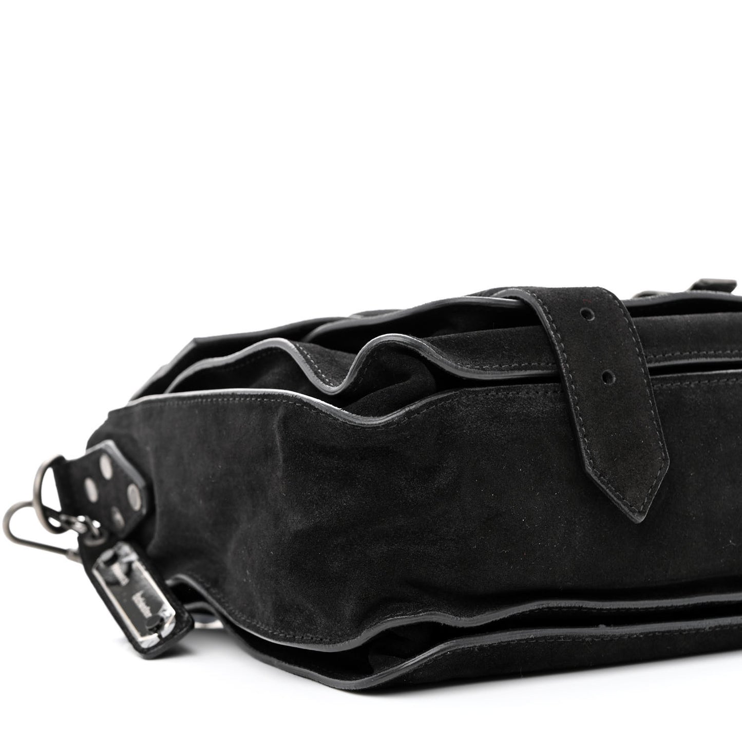 Suede Medium PS1 Satchel Black