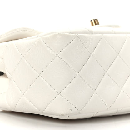 Chanel Lambskin Quilted Mini Pearl Crush Flap White 8 of 9