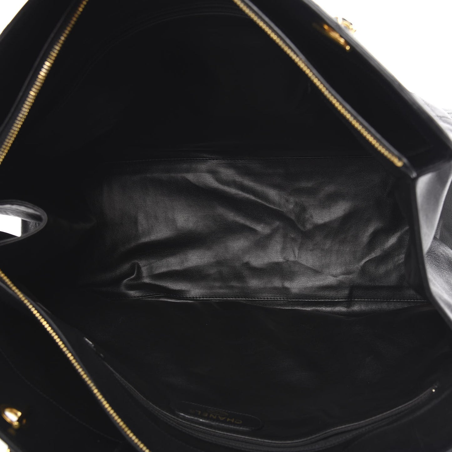 Calfskin Stitched XL Weekender Black