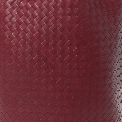 Bottega Veneta Calfskin Intrecciato Large North South Tote Bag Burgundy 7 of 9