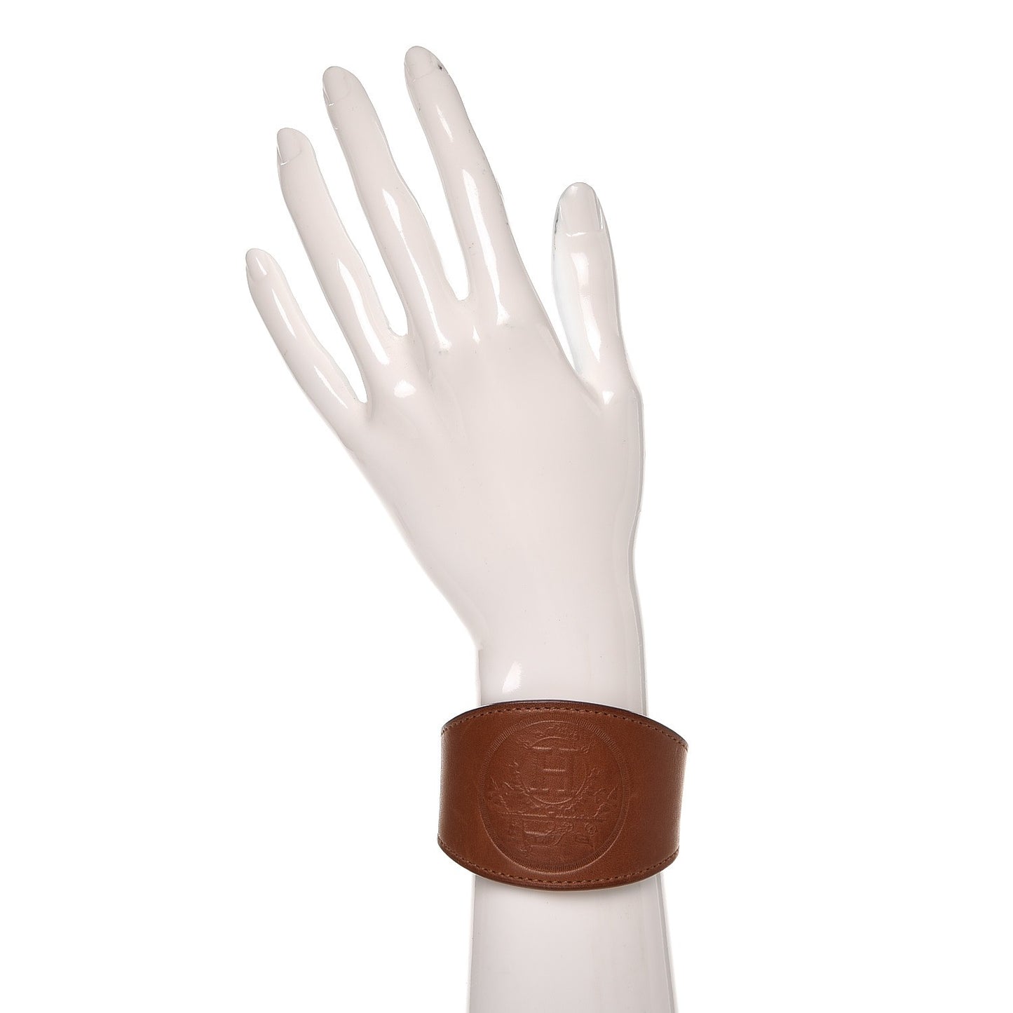 Natural Barenia Ex Libris Bracelet Fauve