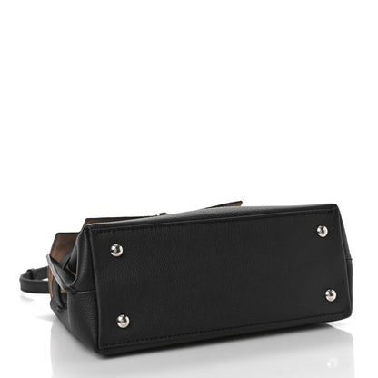 Louis Vuitton Calfskin Lockme Ever BB Black 4 of 8