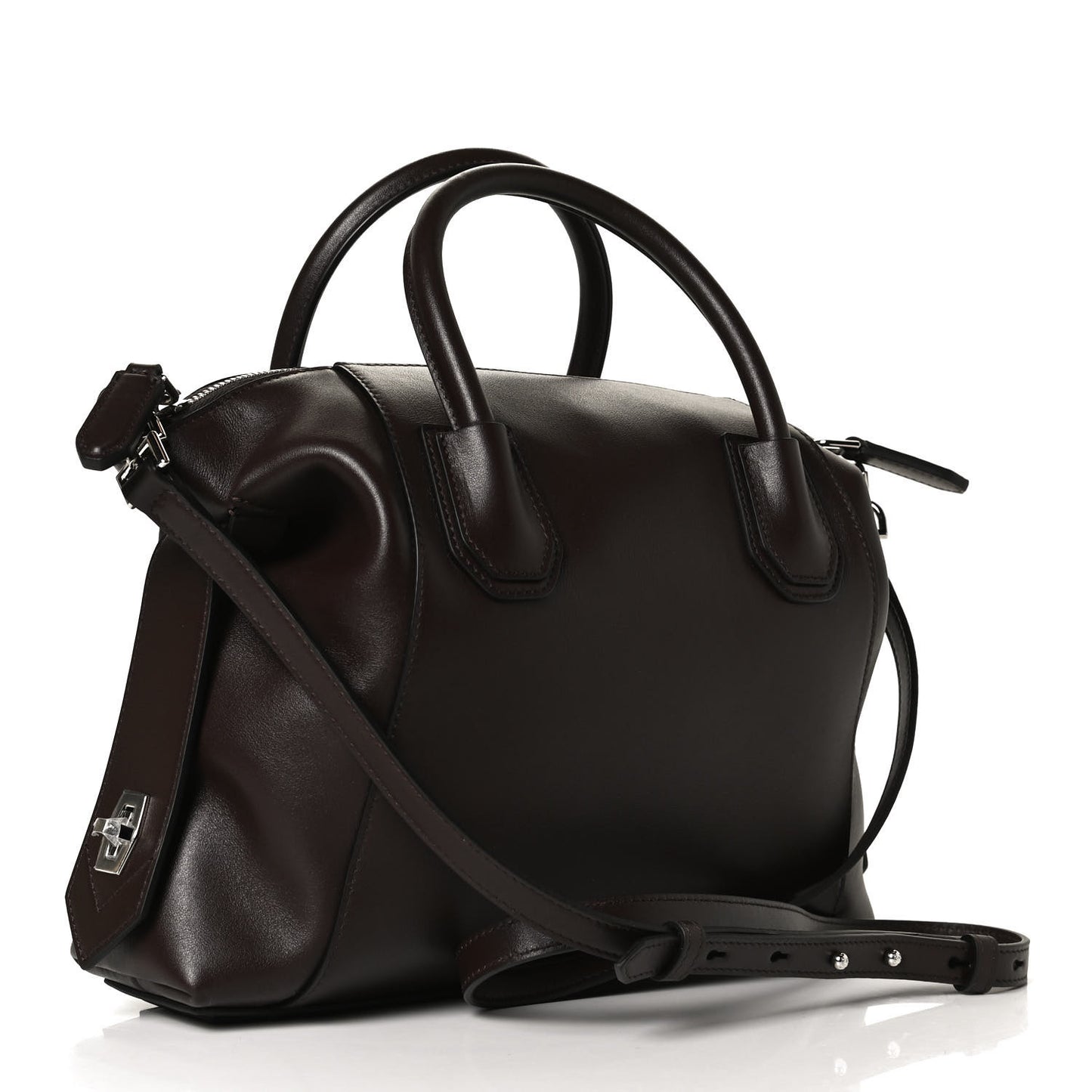 Calfskin Small Soft Antigona Chocolate