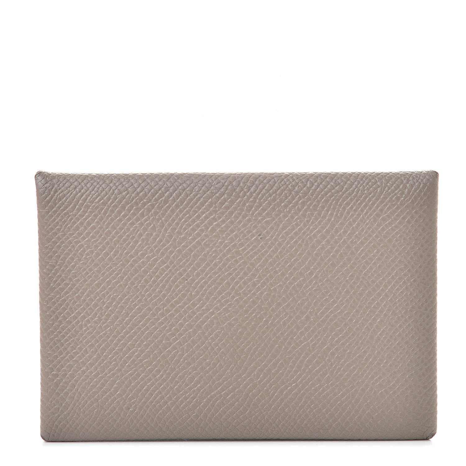 Hermes Epsom Calvi Card Case Etoupe 1 of 12
