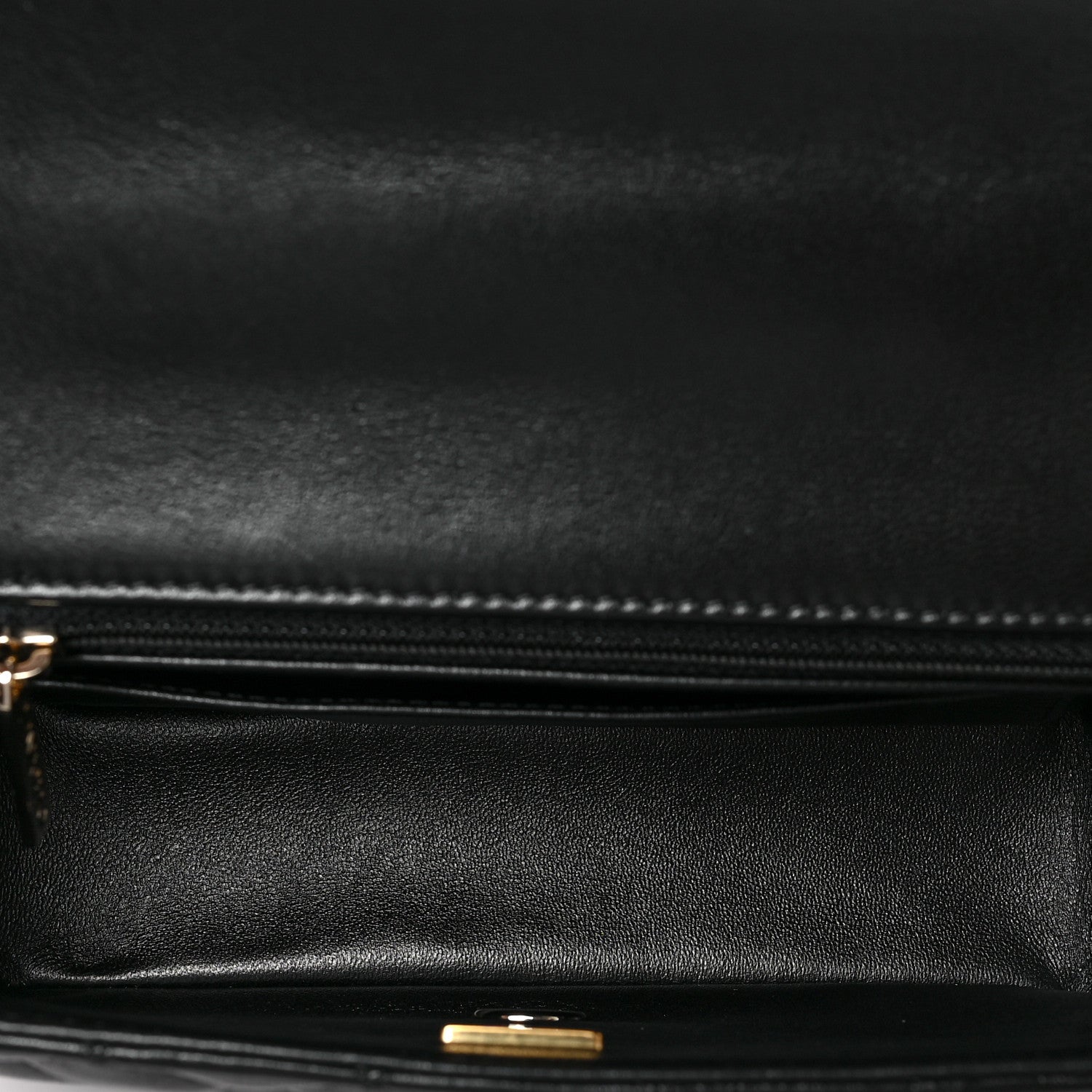 Chanel Lambskin Quilted Mini Crystal Top Handle Rectangular Flap Black 5 of 9