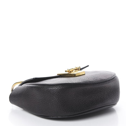 Chloe Grained Lambskin Mini Drew Shoulder Bag Black 3 of 8