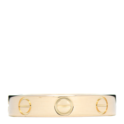 Cartier 18K Yellow Gold 3.5mm LOVE Wedding Band Ring 50 5.25 1 of 4