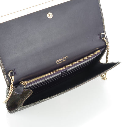 Jimmy Choo Holograph Print Milla Clutch Metallic 5 of 6