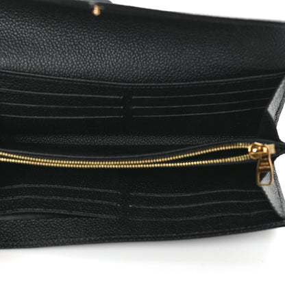 Louis Vuitton Empreinte Sarah Wallet NM Black 5 of 10