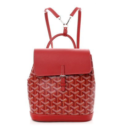 Goyard Goyardine Calfskin Mini Alpin Backpack Red 1 of 9