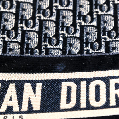 Christian Dior Oblique Velvet Book Tote Blue Multicolor 11 of 12