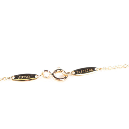 Tiffany 18K Yellow Gold Diamond .25ct Elsa Peretti Diamonds by the Yard Pendant Necklace 3 of 5