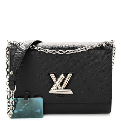 Louis Vuitton Epi Twist Shoulder Bag MM Black 1 of 9
