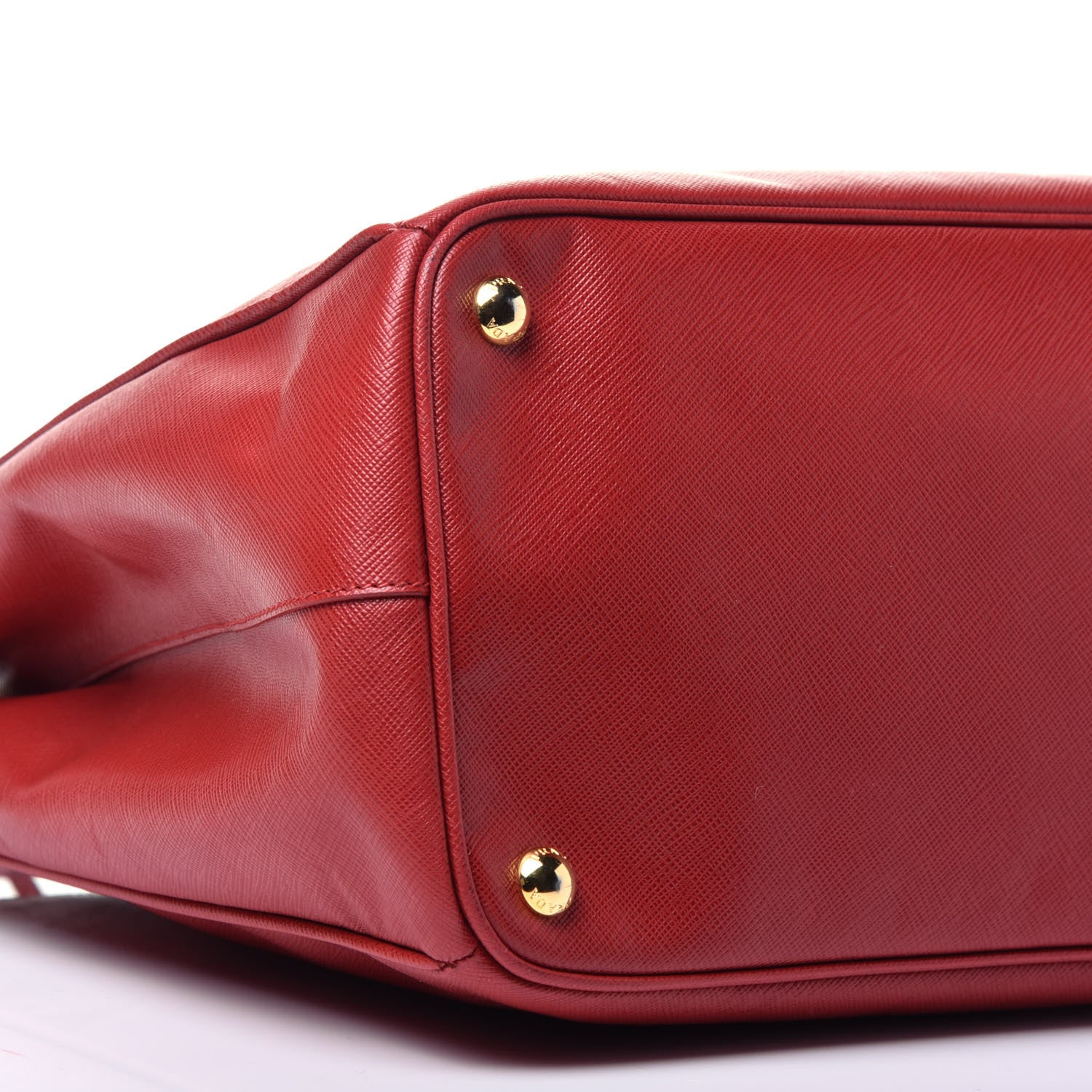 Prada Saffiano Medium Galleria Double Zip Tote Fuoco 8 of 9